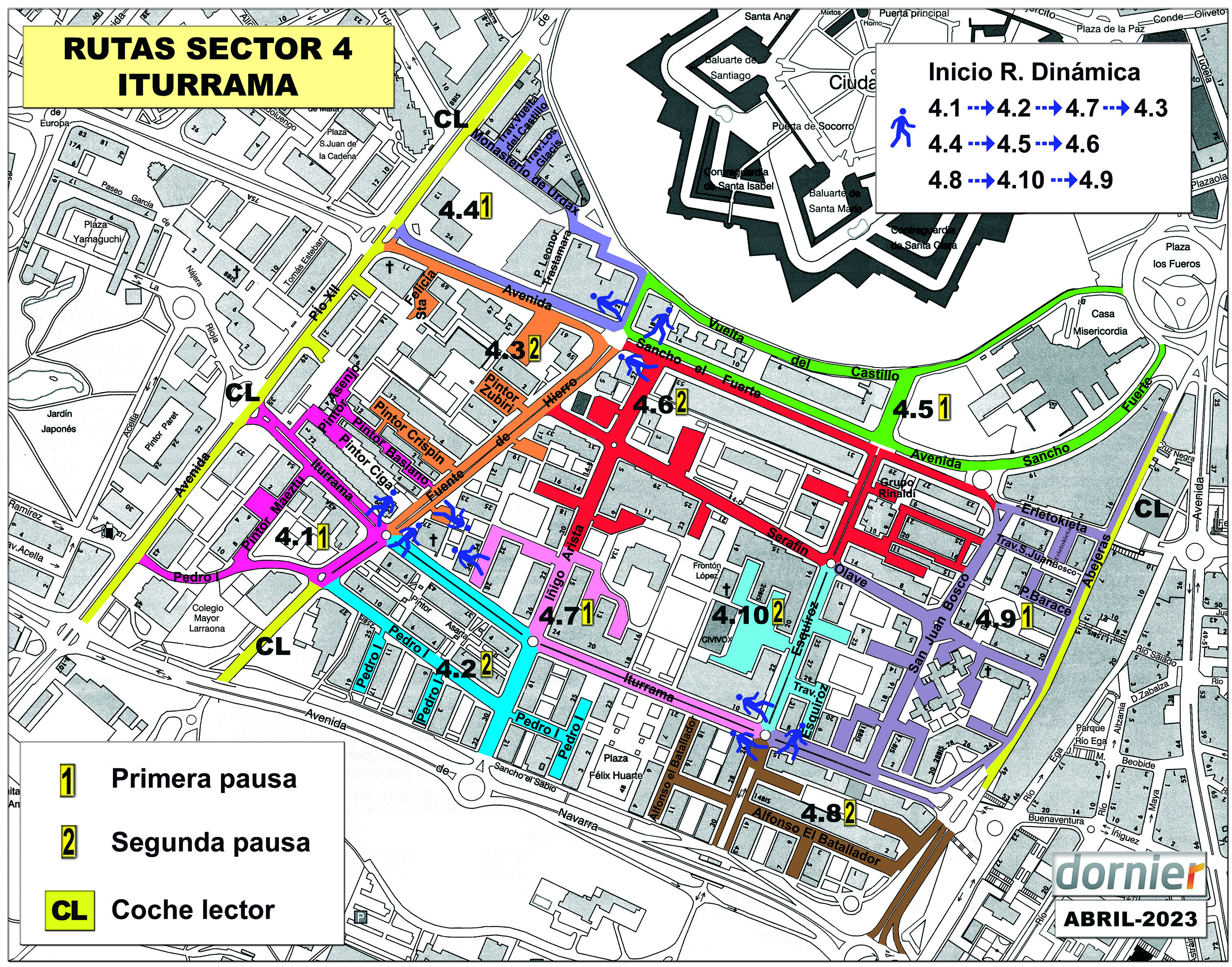 No se puede mostrar estas rutas