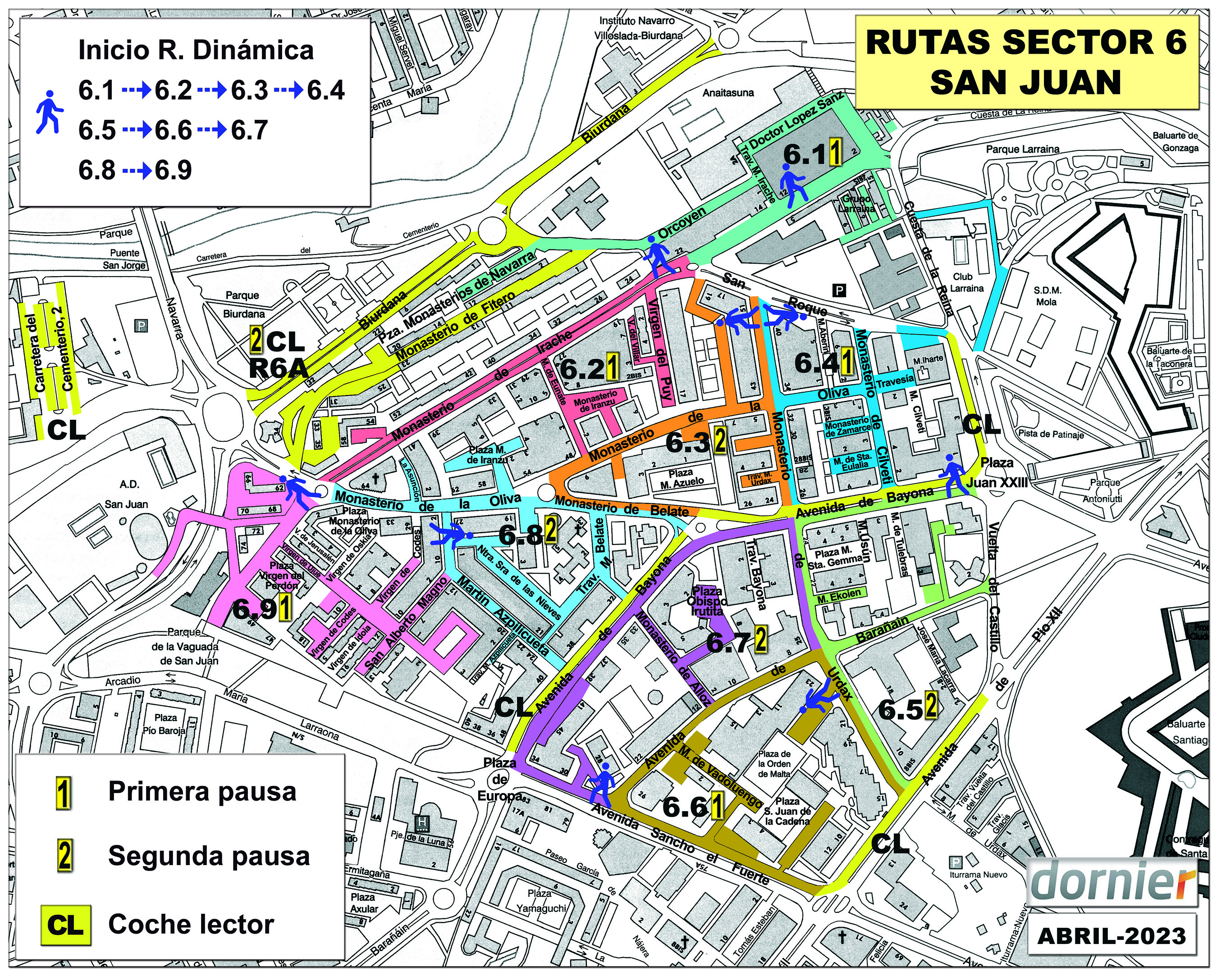 No se puede mostrar estas rutas