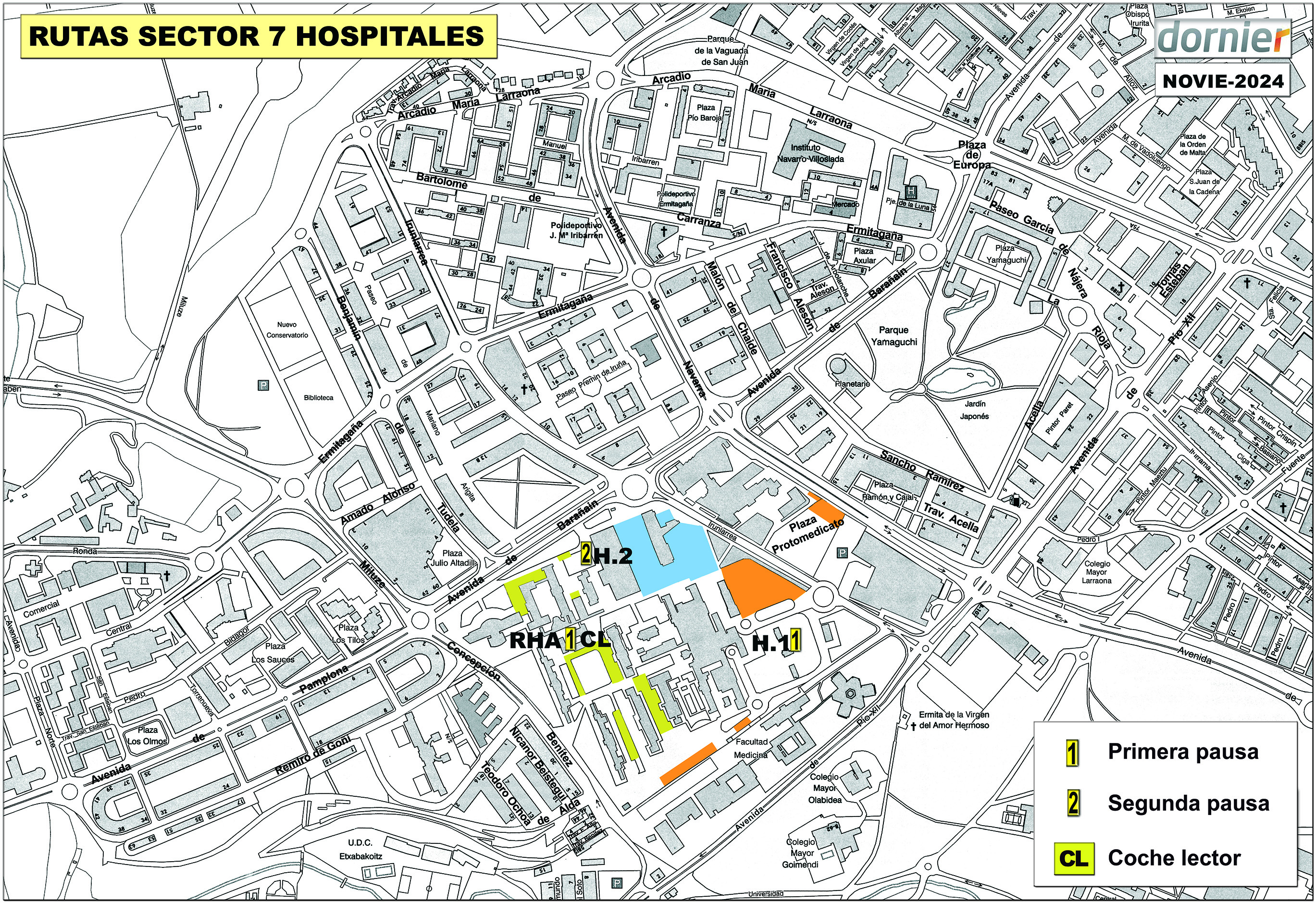 No se puede mostrar estas rutas