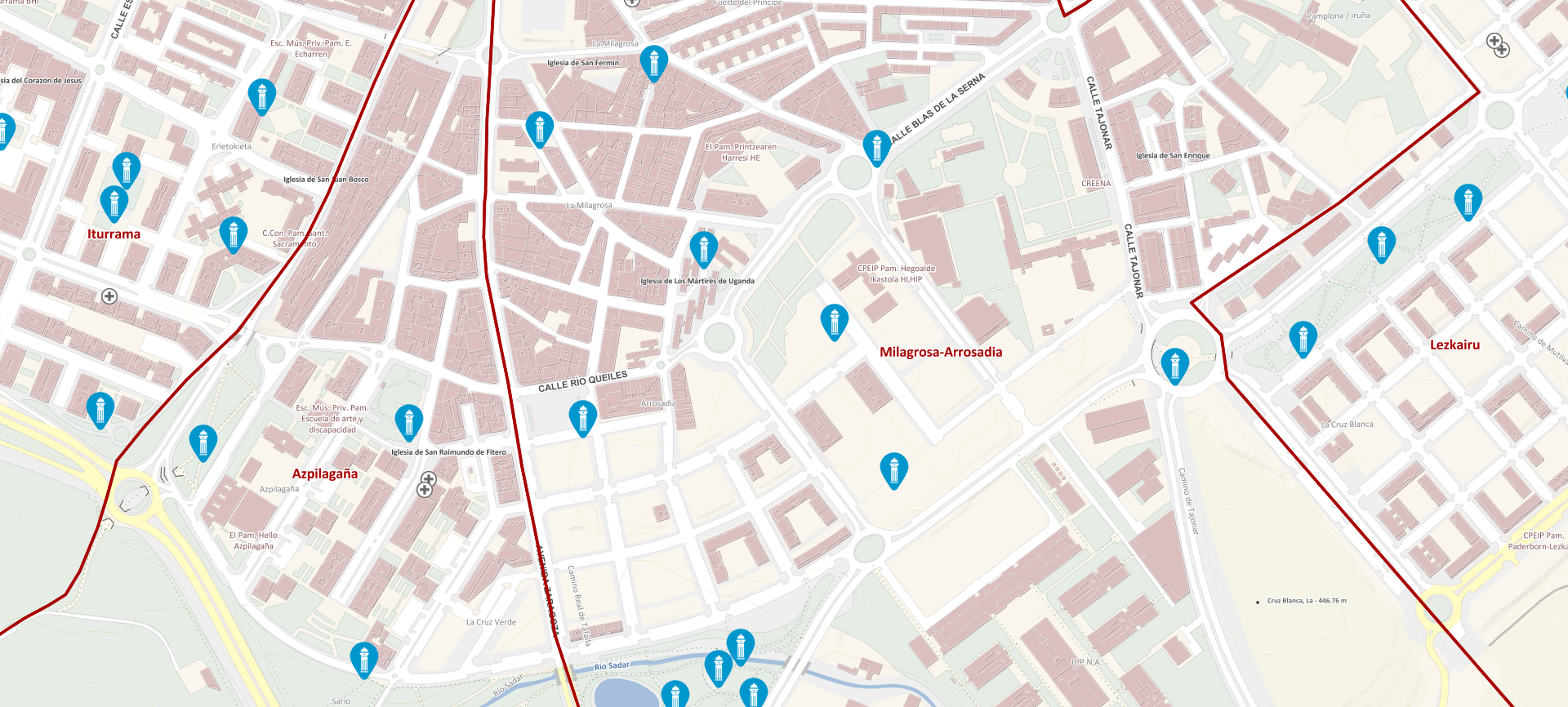 No se puede mostrar este mapa