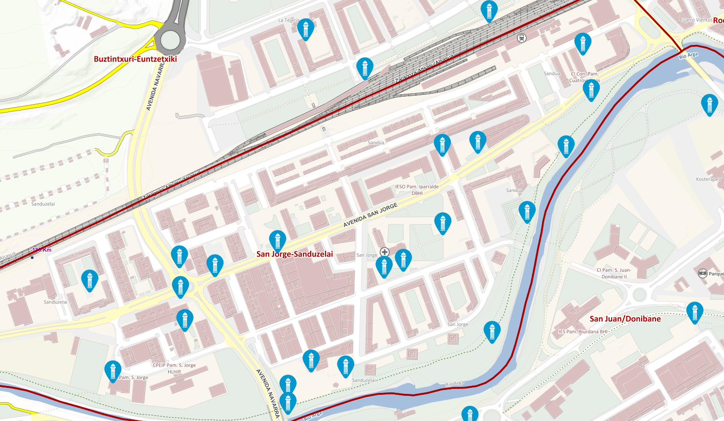 No se puede mostrar este mapa